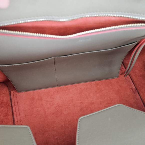 CELINE Natural Calfskin Medium Tie Knot Tote Beige - Picture 5 of 13